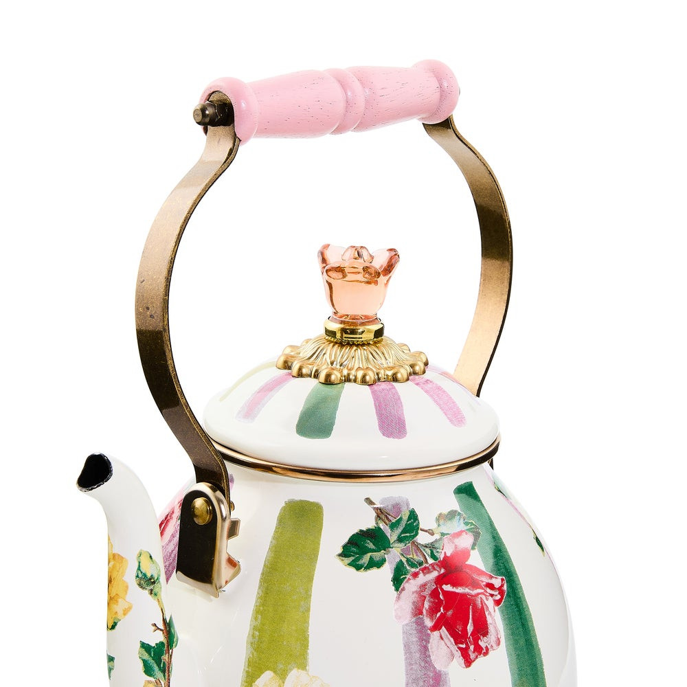 Garden Gala 2 Quart Tea Kettle | MacKenzie-Childs