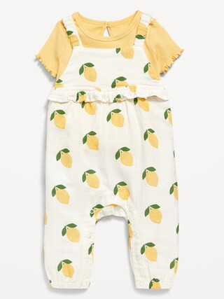 Organic-Cotton T-Shirt and Jumpsuit Set for Baby | Old Navy (US)