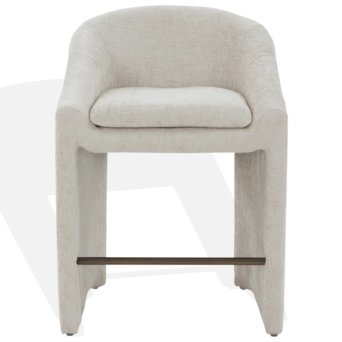Oshawa Upholstered Chenille Bar and Counter Stool | Wayfair North America