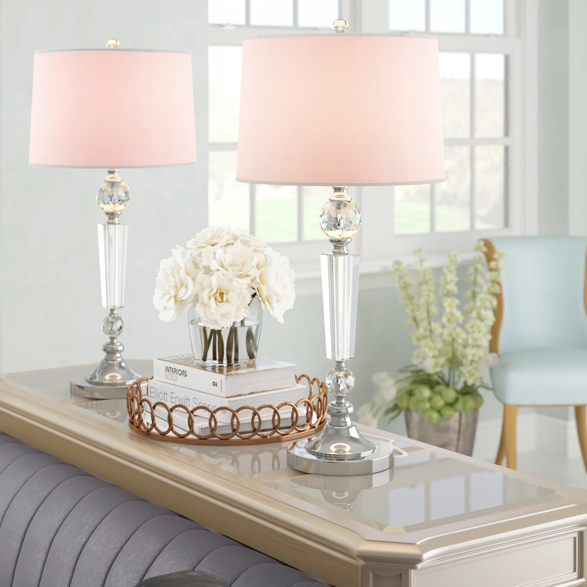 Gangemi Crystal Table Lamp (Set of 2) | Wayfair North America
