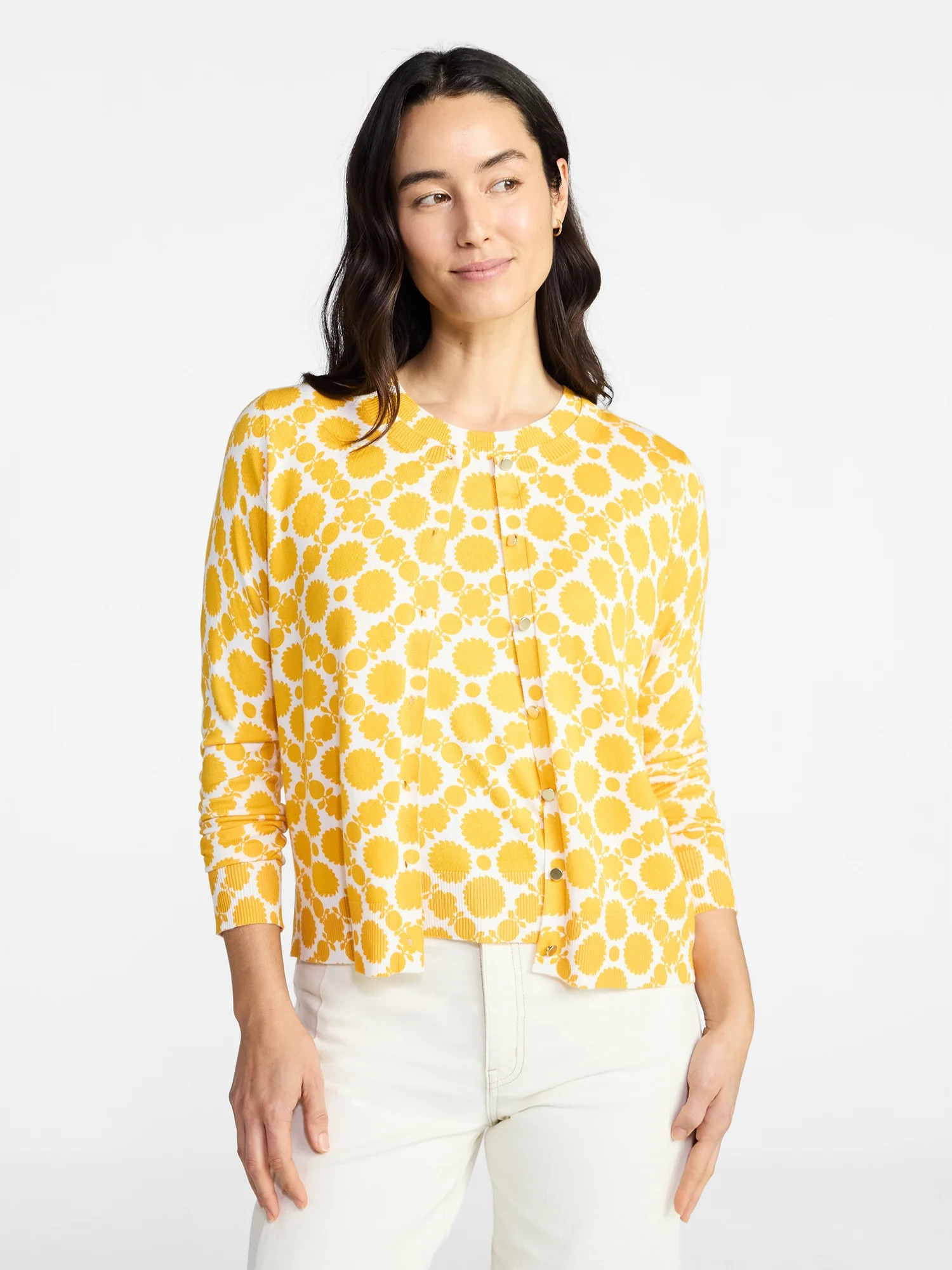 Time and Tru Women's Sleeveless Shell and Cardigan Twin Set, 2-Piece, Sizes XS-XXXL | Walmart (US)