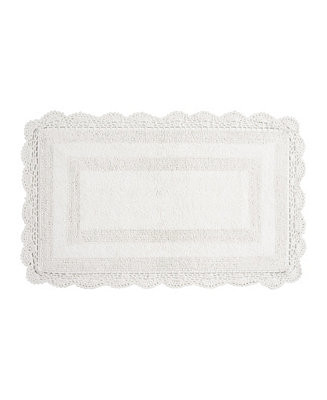 Crochet Reversible Cotton Bath Rug, 24" x 40" | Macy's