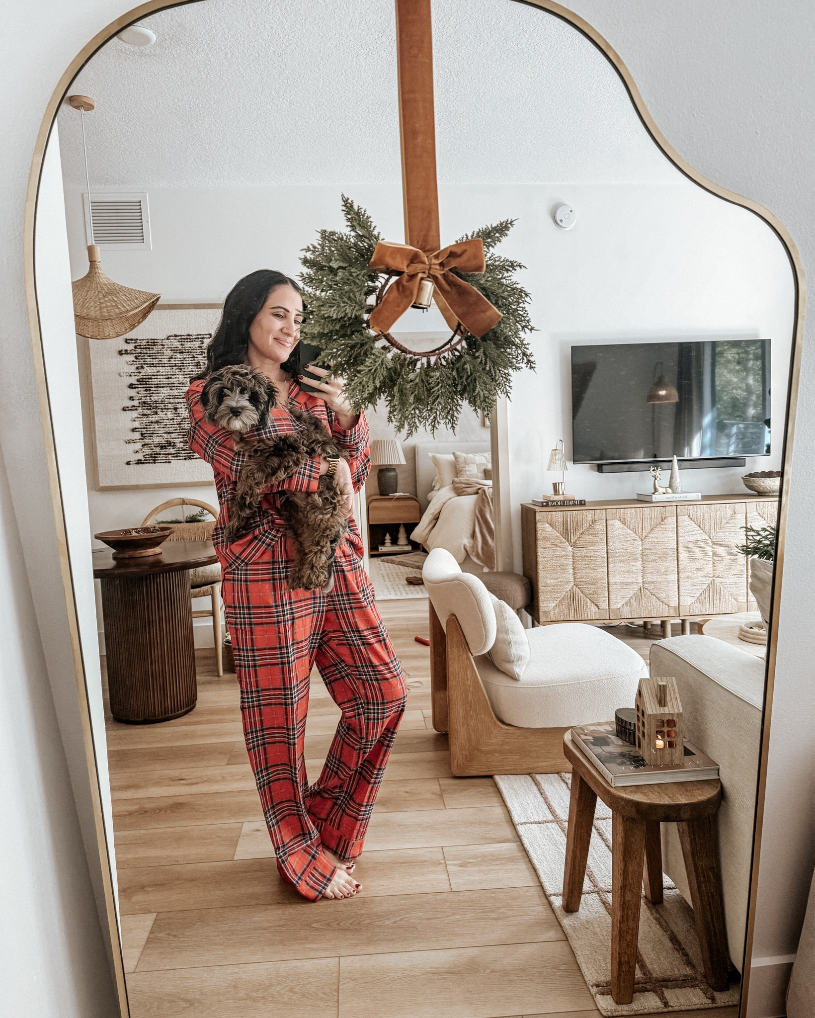 Matching holiday pajamas and dog bandana! 

#LTKSeasonal #LTKHoliday #LTKStyleTip