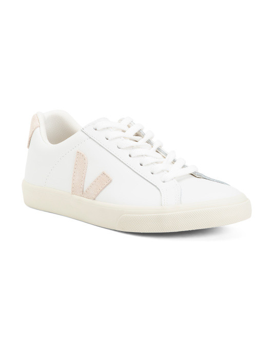 Made In Brazil Leather Logo Sneakers | TJ Maxx