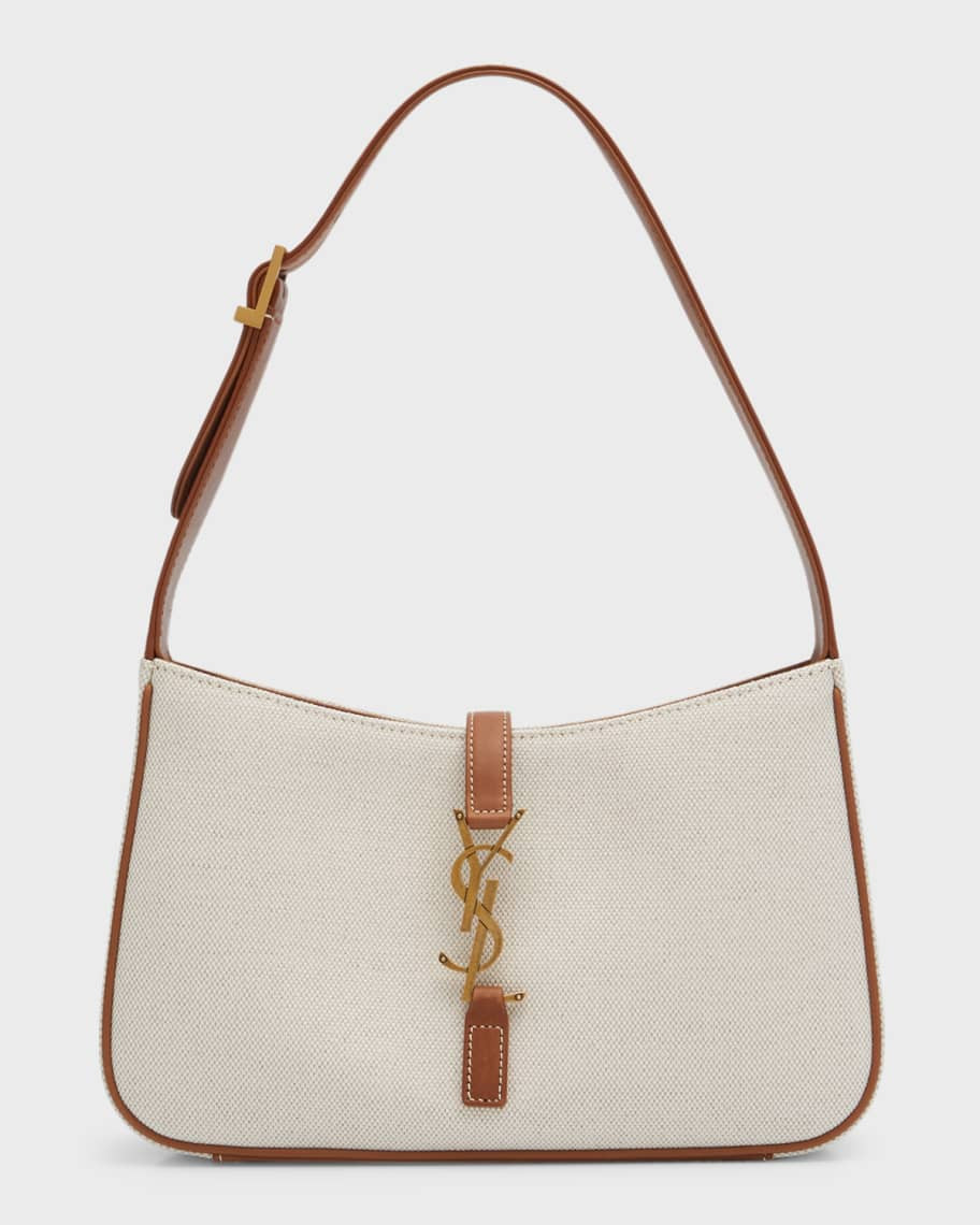 Le 5 A 7 YSL Shoulder Bag in Canvas | Neiman Marcus