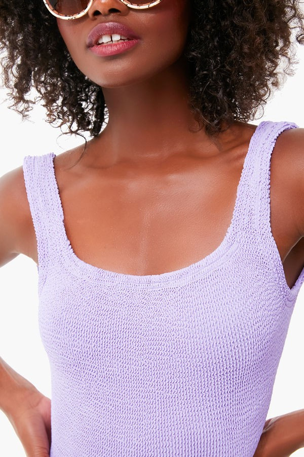Lilac Square Neck One Piece | Tuckernuck (US)