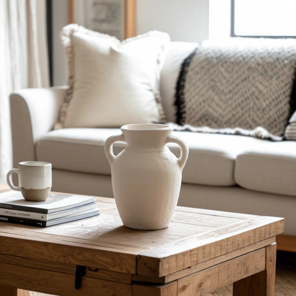 Union Rustic Keneen Table Vase for Home Decor – Decorative Vases with Rustic Finish – Sculptu... | Wayfair North America