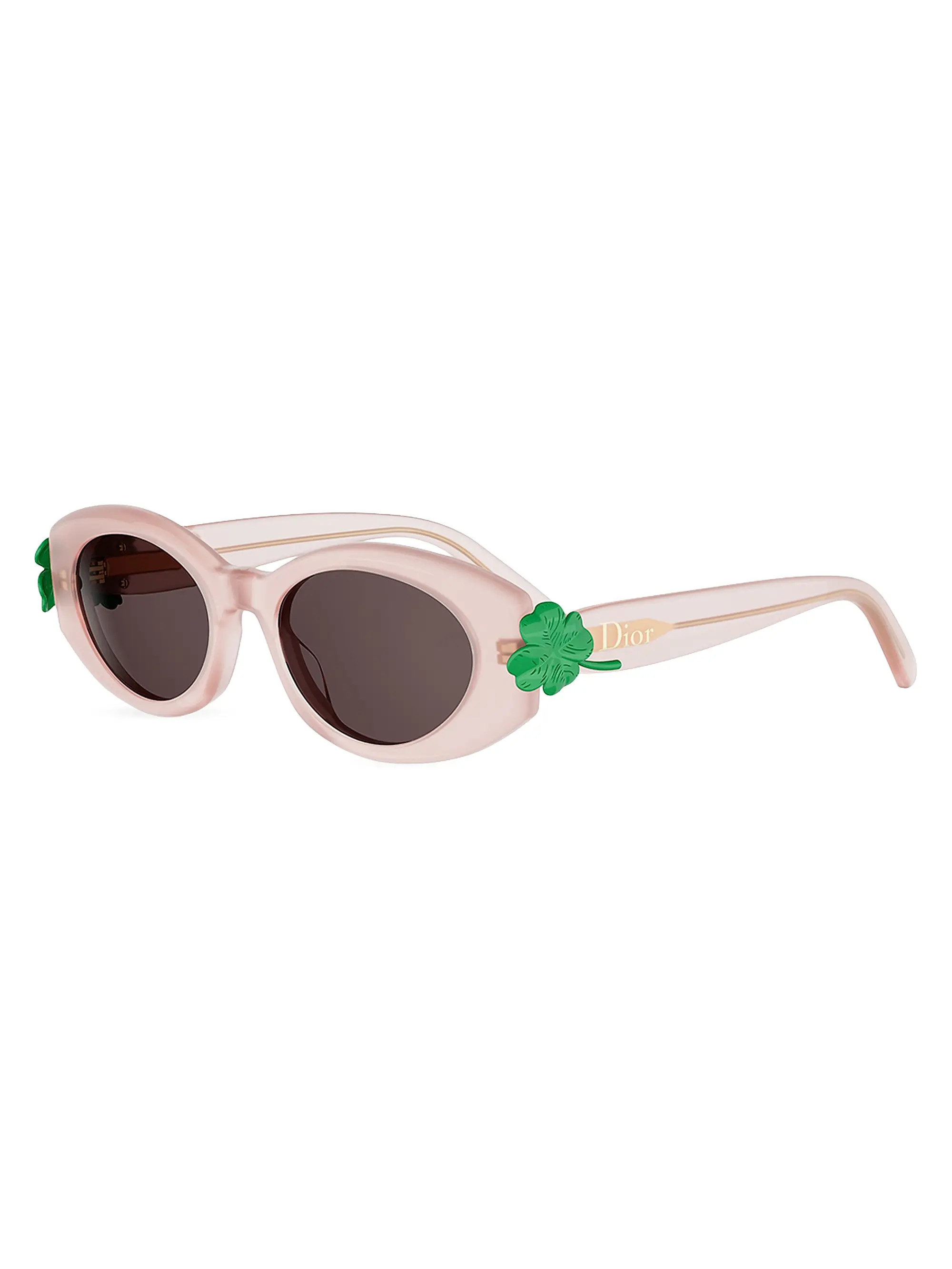 Dior DiorClover B1l 52MM Oval Sunglasses | Saks Fifth Avenue | Saks Fifth Avenue