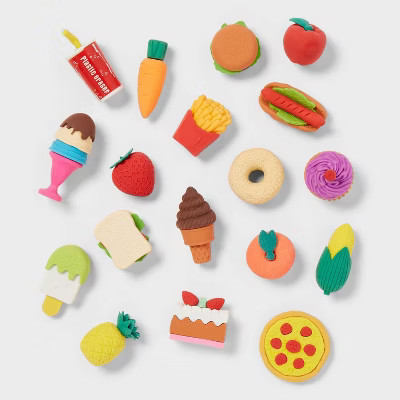 Food Erasers Easter Egg Fillers 18pc - Spritz™ | Target