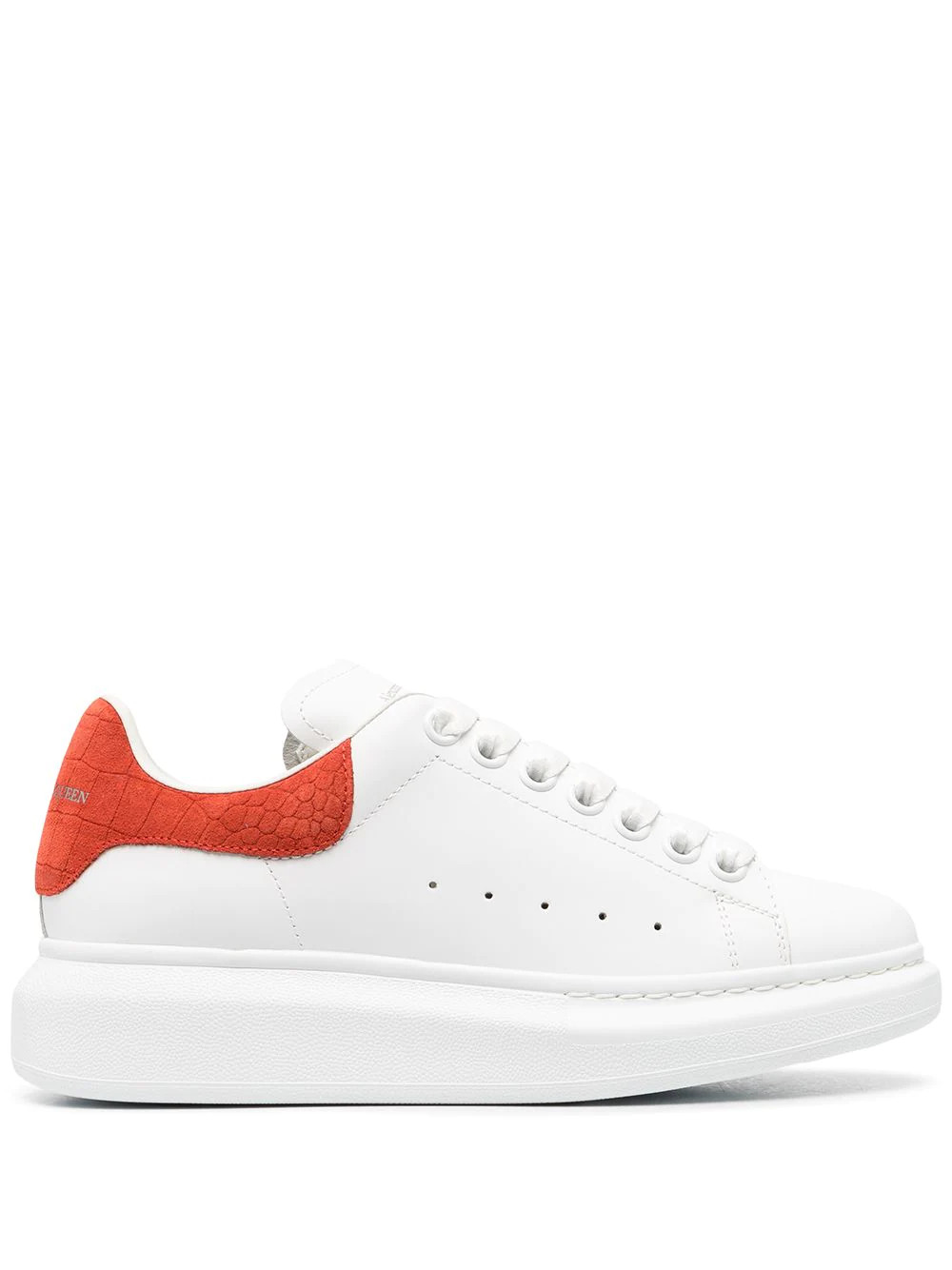Alexander McQueen Oversize Leather Sneakers - Farfetch | Farfetch Global