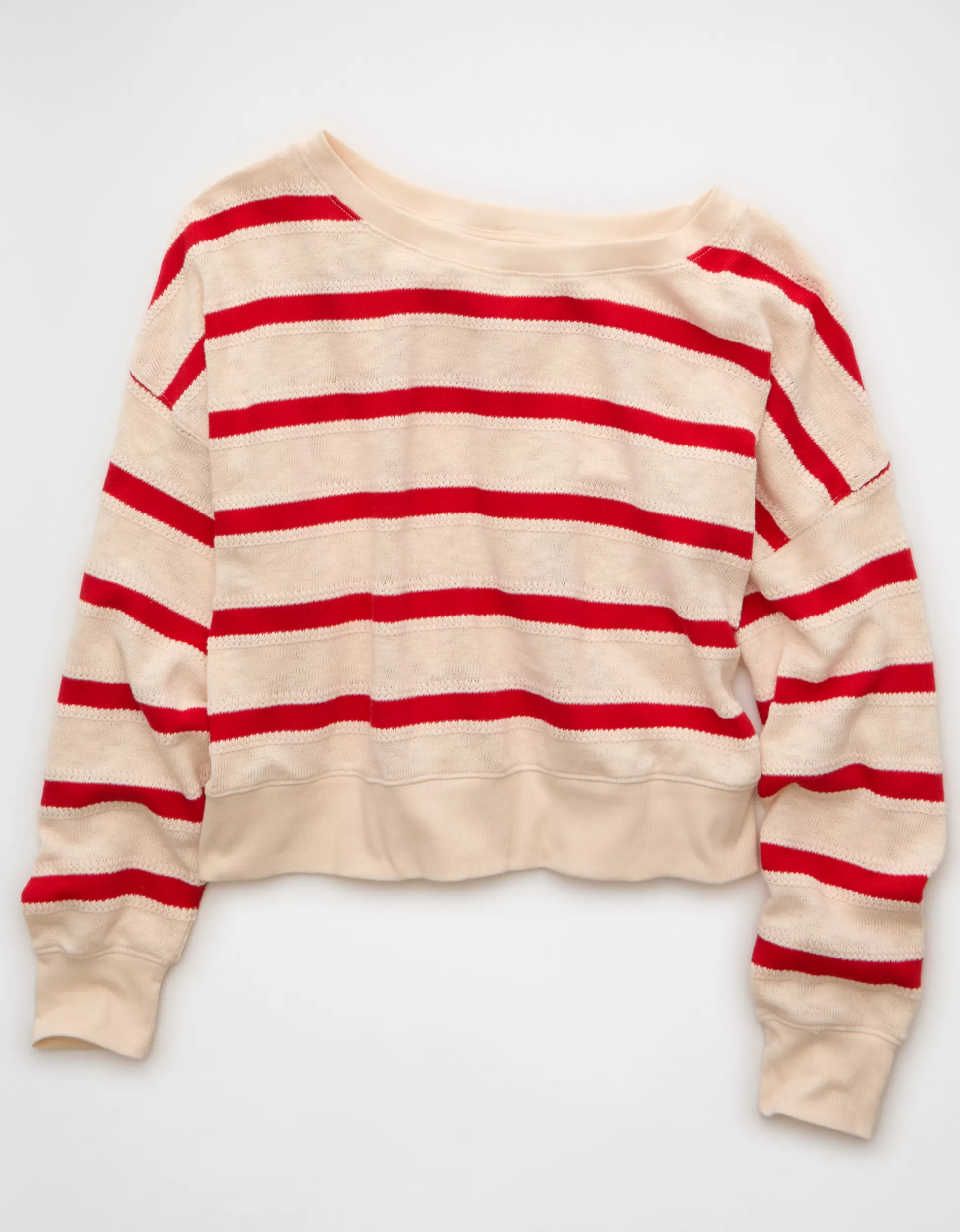 AE Striped Off-the-Shoulder Top | American Eagle Outfitters (US & CA)