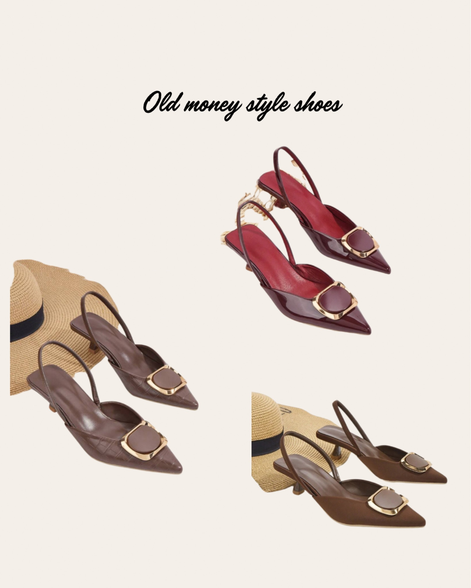 Old money style shoes. Elegant metal buckle pointed toe heel shoes 

#LTKMostLoved #LTKShoeCrush #LTKStyleTip