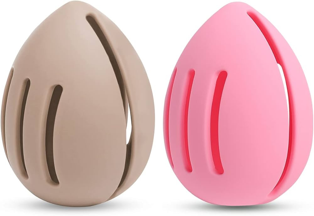 Silicone Makeup Sponge Holder, INTOLIVES Breathable Beauty Sponge Blender Case Beauty Eggs Carryi... | Amazon (US)