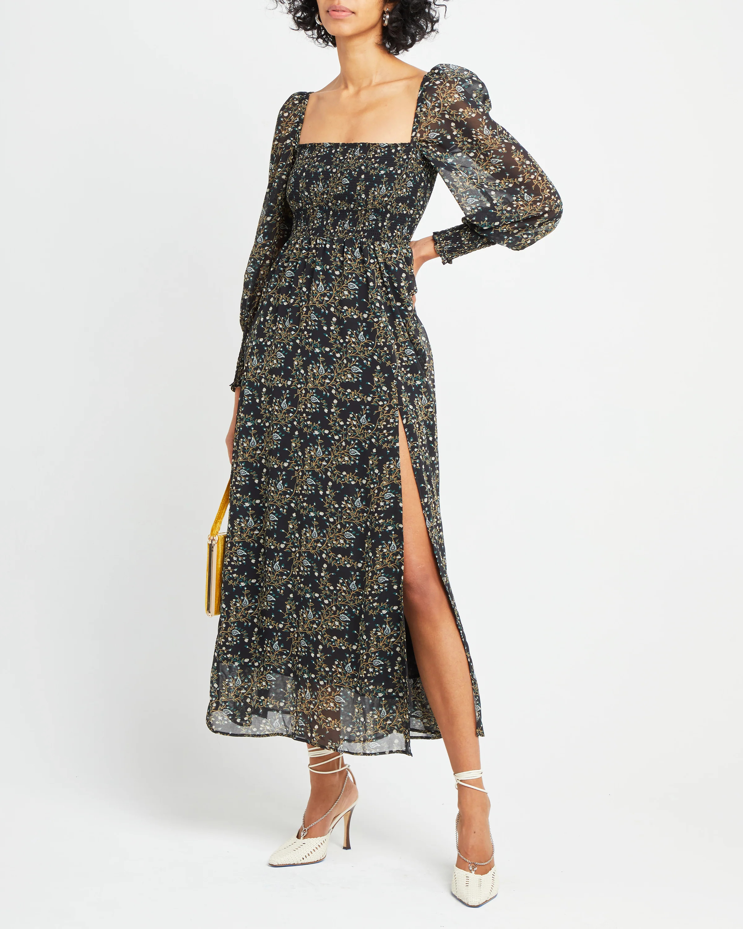 Classic Smocked Maxi Dress | Few Moda