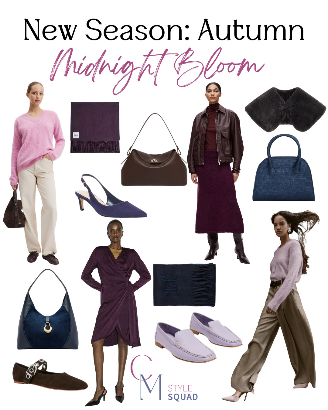 Navy, Plum and Burgundy. Winter doesn't need to equal #allblackeverything!  

 #LTKaustralia #LTKstyletip #LTKautumn