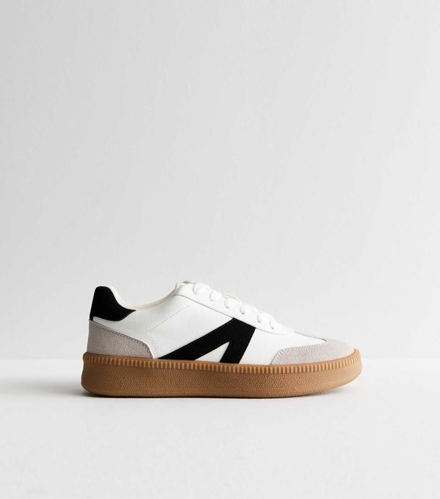 White Chunky Sole Trainers
						
						Add to Saved Items
						Remove from Saved Items | New Look (UK)