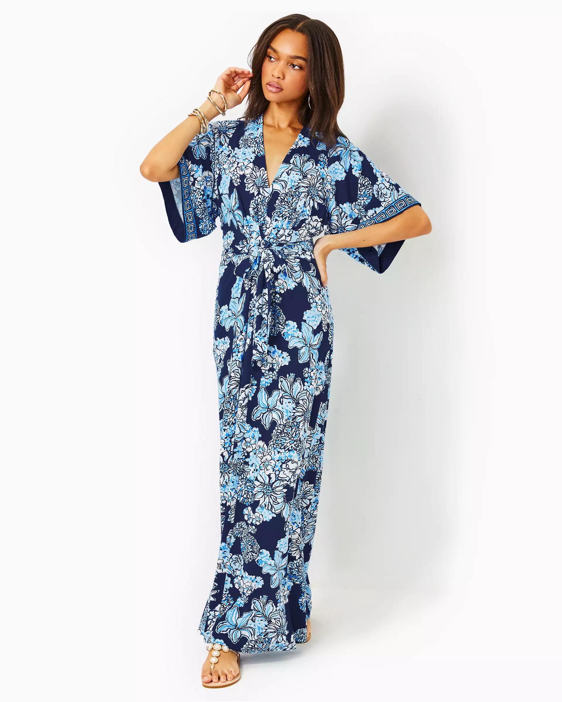 Wisteria V-Neck Maxi Dress | Lilly Pulitzer | Lilly Pulitzer