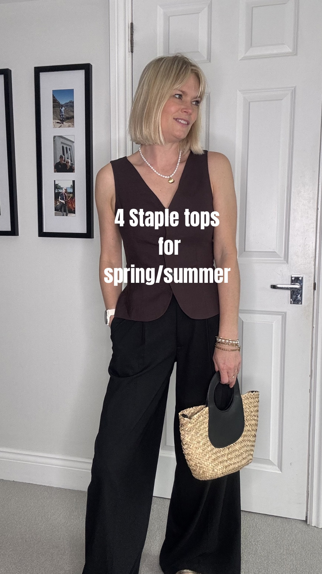 4 staples tops for spring and summer. 3 under £40 too. Versatile pieces you can wear in lots of different ways 🙌

Size up in the waistcoat and knit - have XS in both 
Size down in the cheesecloth blouse. Wearing a 4.  
Linen shirt TTS 

Necklace Clea Silk 
Bag Amelia Rose 

Spring tops 
Linen shirt 
Waistcoats 
Spring outfits 
Cheesecloth 
Blouses



#LTKstyletip #LTKsummer #LTKspring
