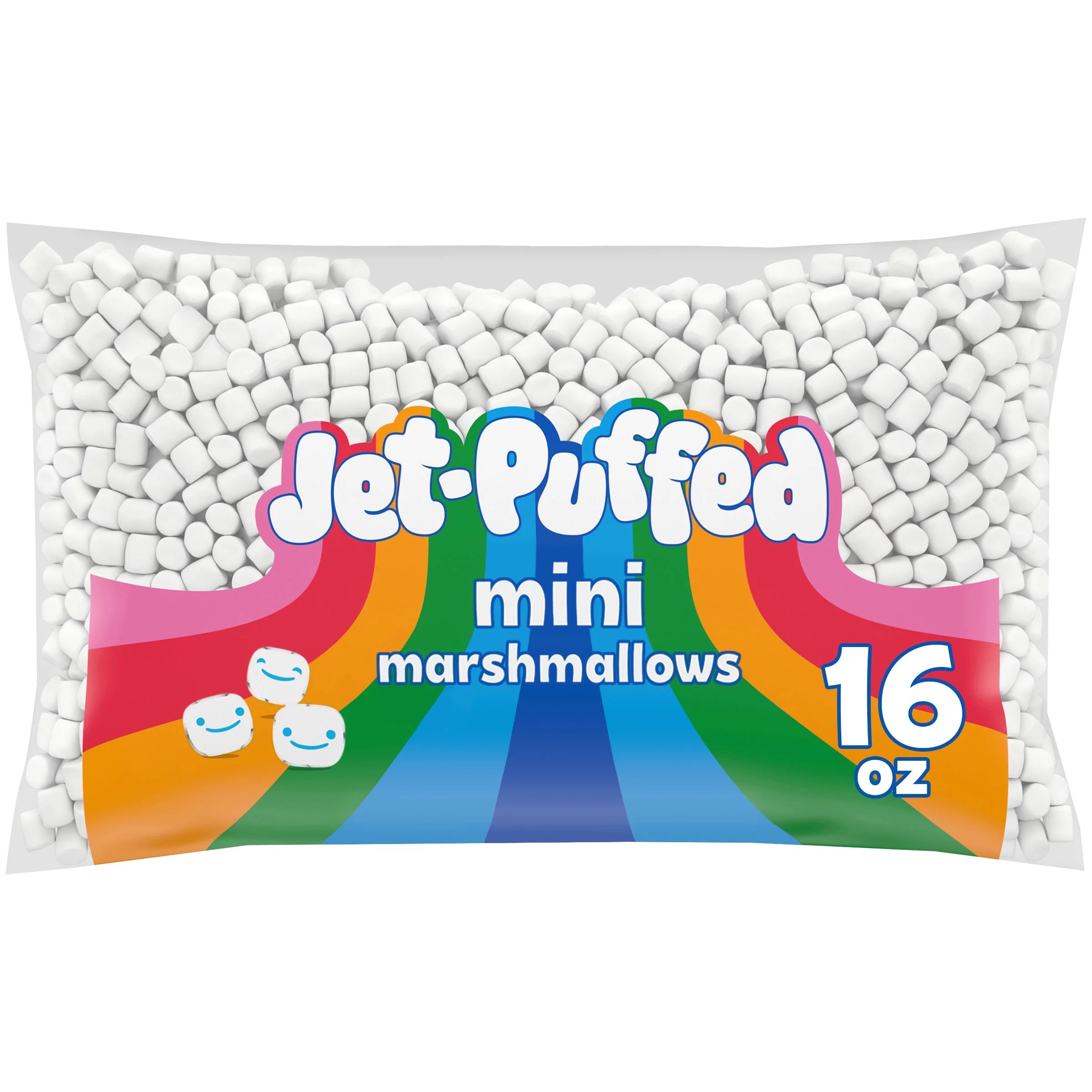 Jet-Puffed Mini Marshmallows, 1 lb Bag - Walmart.com | Walmart (US)