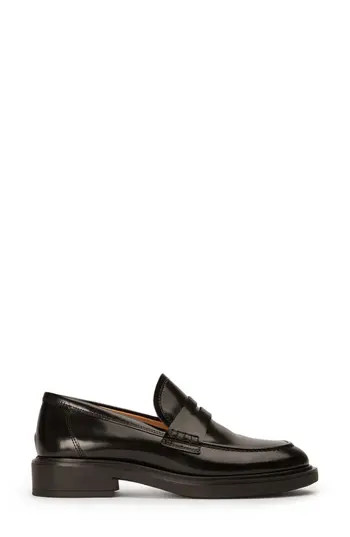 Tony Bianco Cherish Penny Loafer in Black Hi Shine at Nordstrom Rack, Size 7.5 | Nordstrom Rack