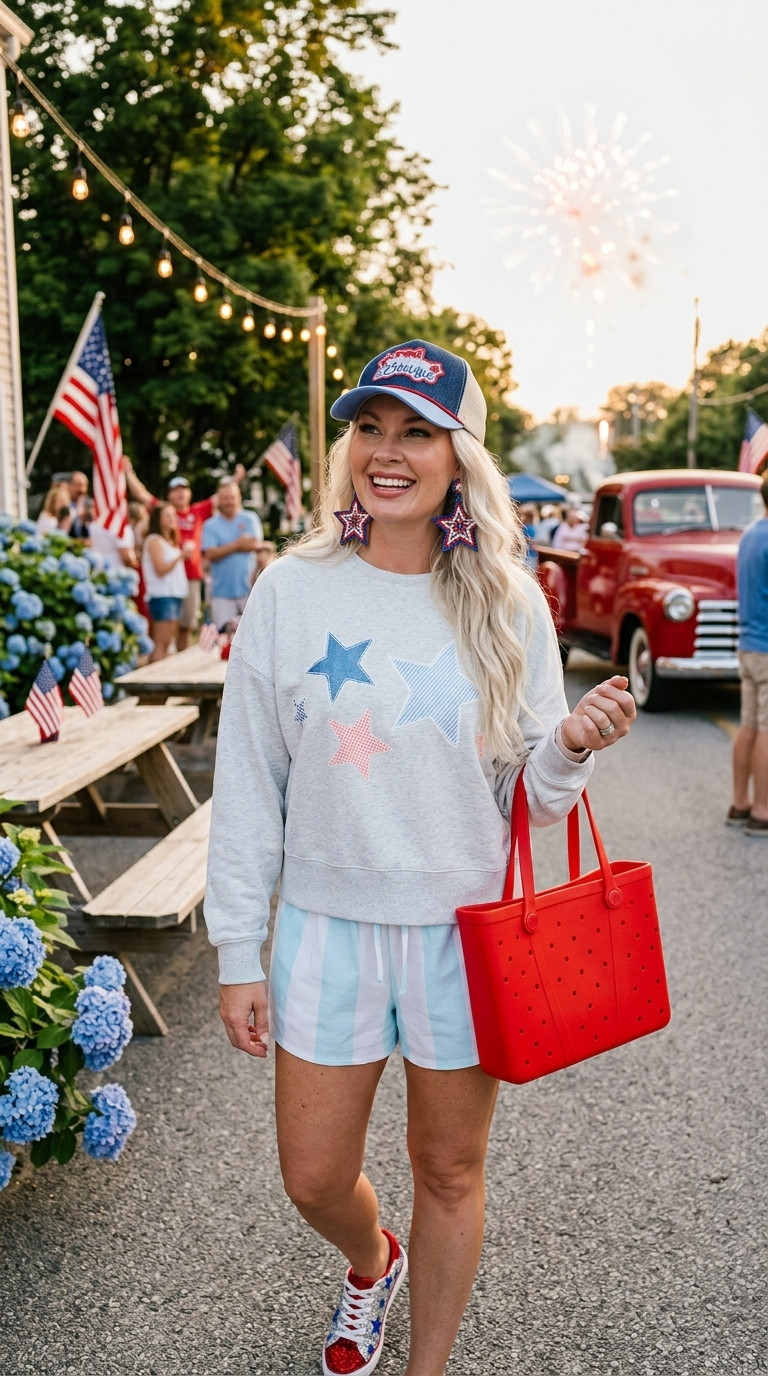 Red, white, and bougie, y'all!  It's hard to believe almost all of this is Walmart!

fourthofjulyoutfit, 4thofjulyoutfit, memorialdayoutfit, bbqoutfit, summerpartyoutfit 

 