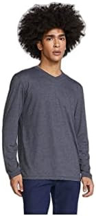 Camiseta Básica Masculina Manga Longa Decote V World | Amazon (BR)