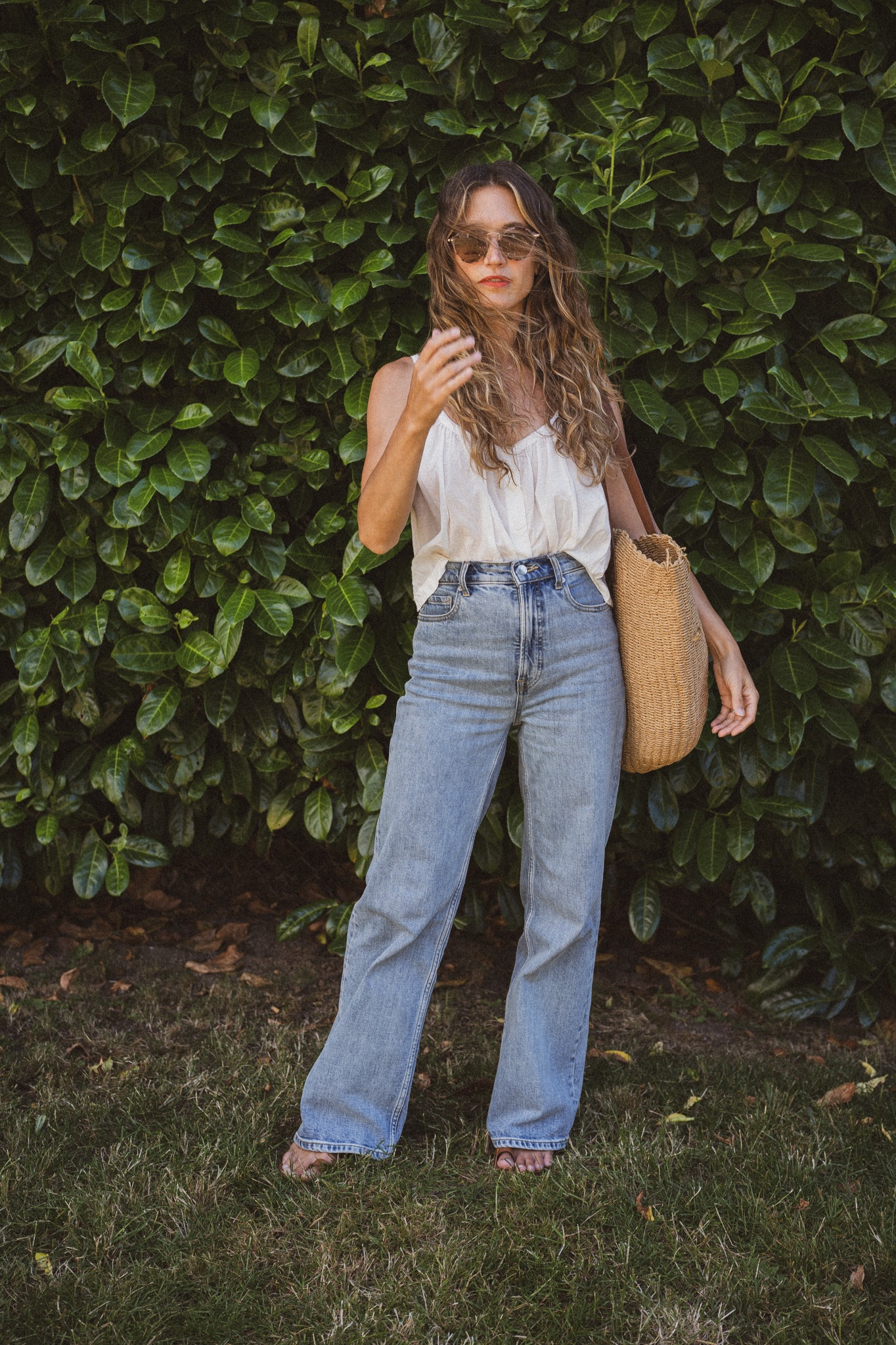 Daily Look 7.18

Doen top fits TTS, more affordable option linked. Everlane denim, I took my smaller size and the longer inseam. Beek sandals, more affordable option linked. Jcrew tote. Quince sunglasses. Dylan Necklace and Clea Hoops from Sheena Marshall Jewelry, code ASHROHR10. Essential chain necklace from ABLE, code ASHLEYR15  

#LTKSeasonal