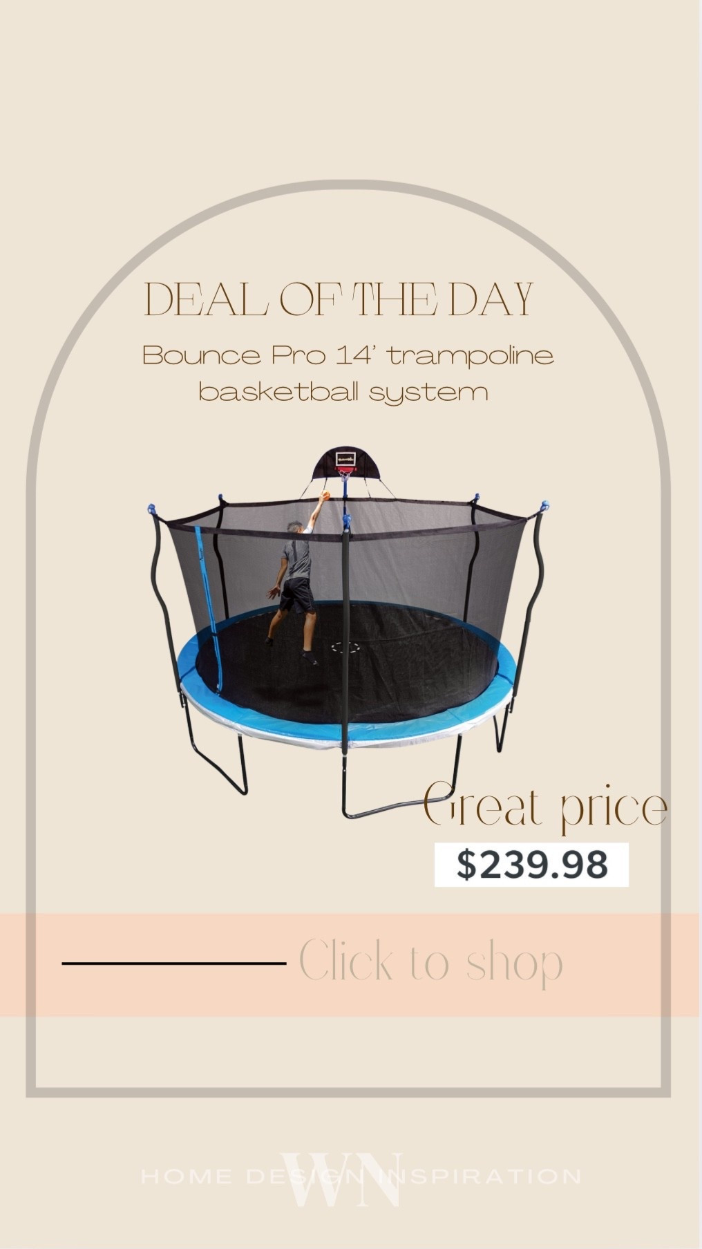 Trampoline from Sam’s 