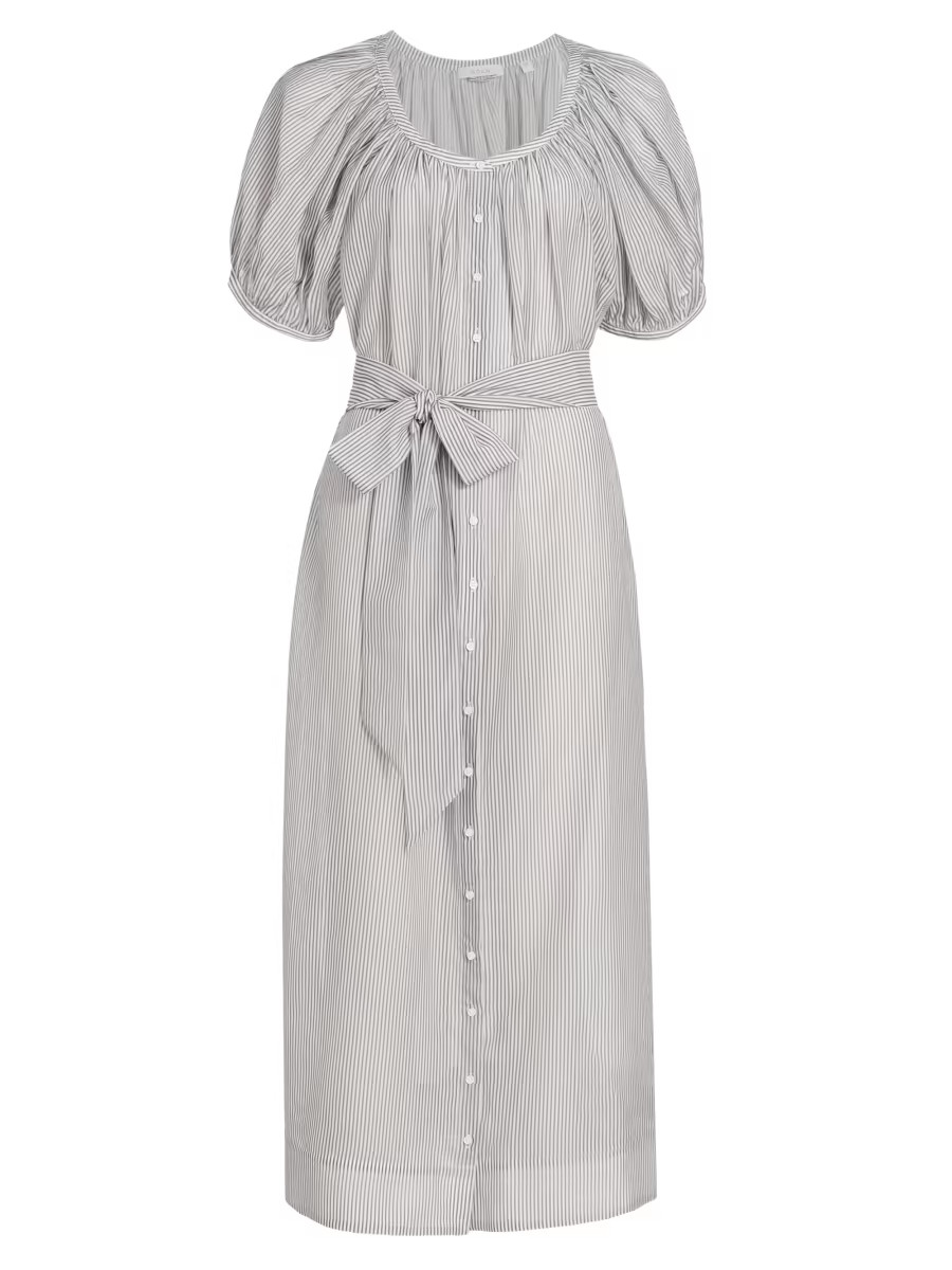 Shop D Ô E N Juno Striped Dress | Saks Fifth Avenue | Saks Fifth Avenue