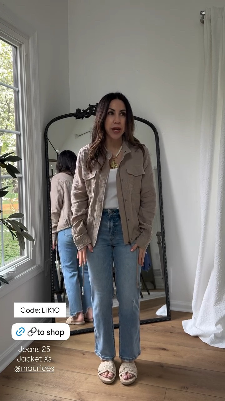 Code LTK10. Jeans 25. Jacket XS. Maurices, Maurices.



#LTKOver40 #LTKPetite #LTKSaleAlert