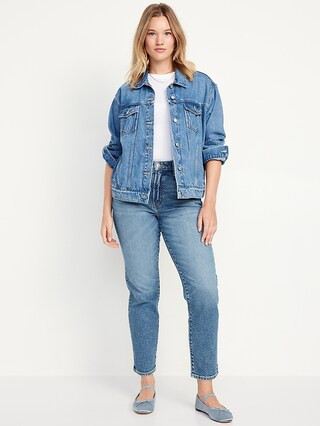 High-Waisted OG Straight Ankle Jeans | Old Navy (US)
