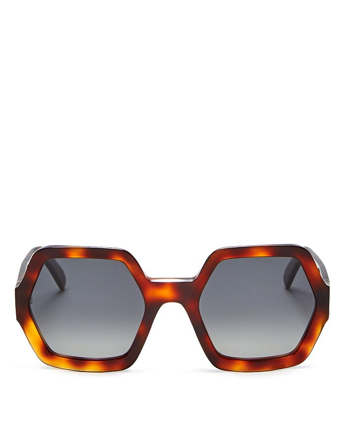 Women's Polarized Octagon Sunglasses, 56mm | Bloomingdale's (US)