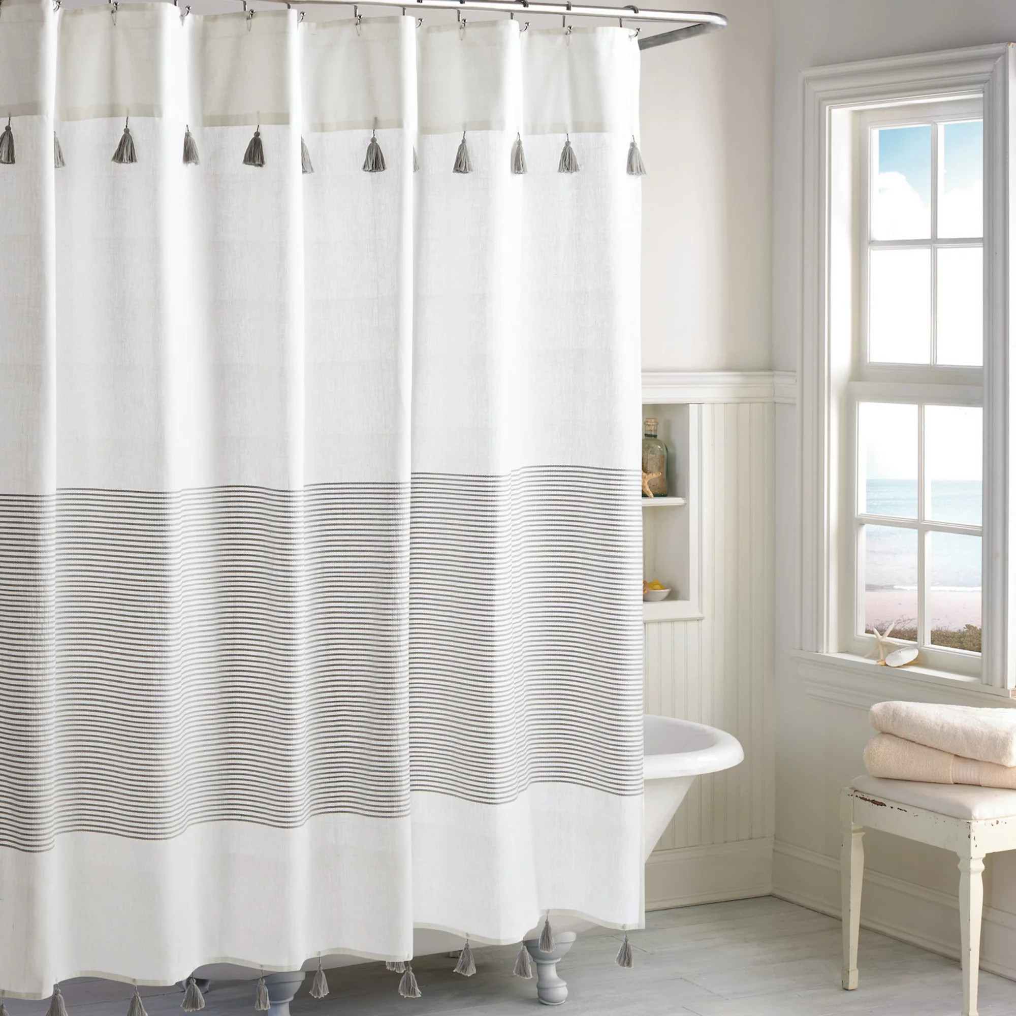 Peri Panama Stripe Shower Curtain | Kohl's