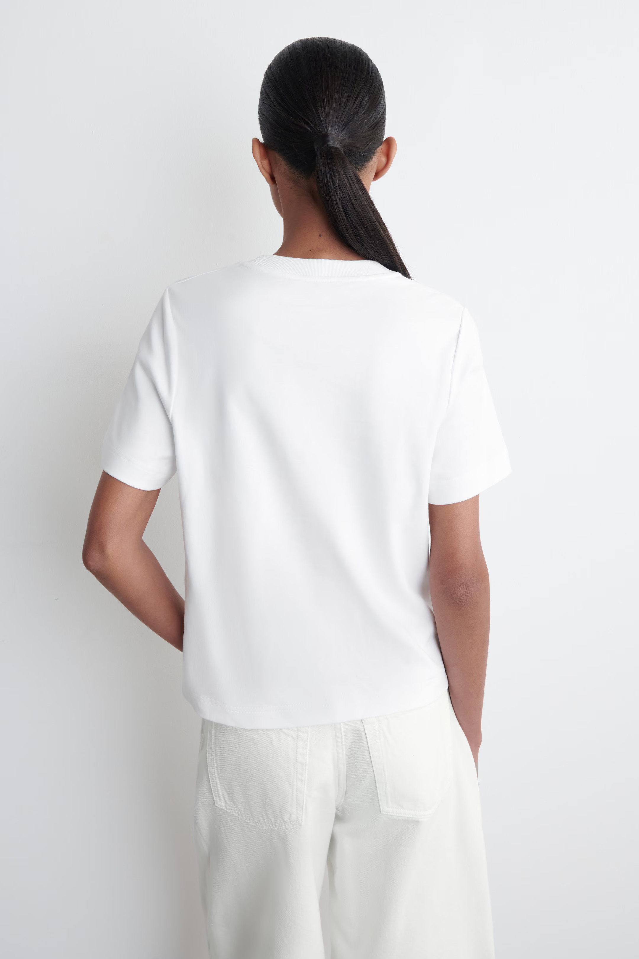 CLEAN CUT REGULAR T-SHIRT - WHITE | COS | COS UK