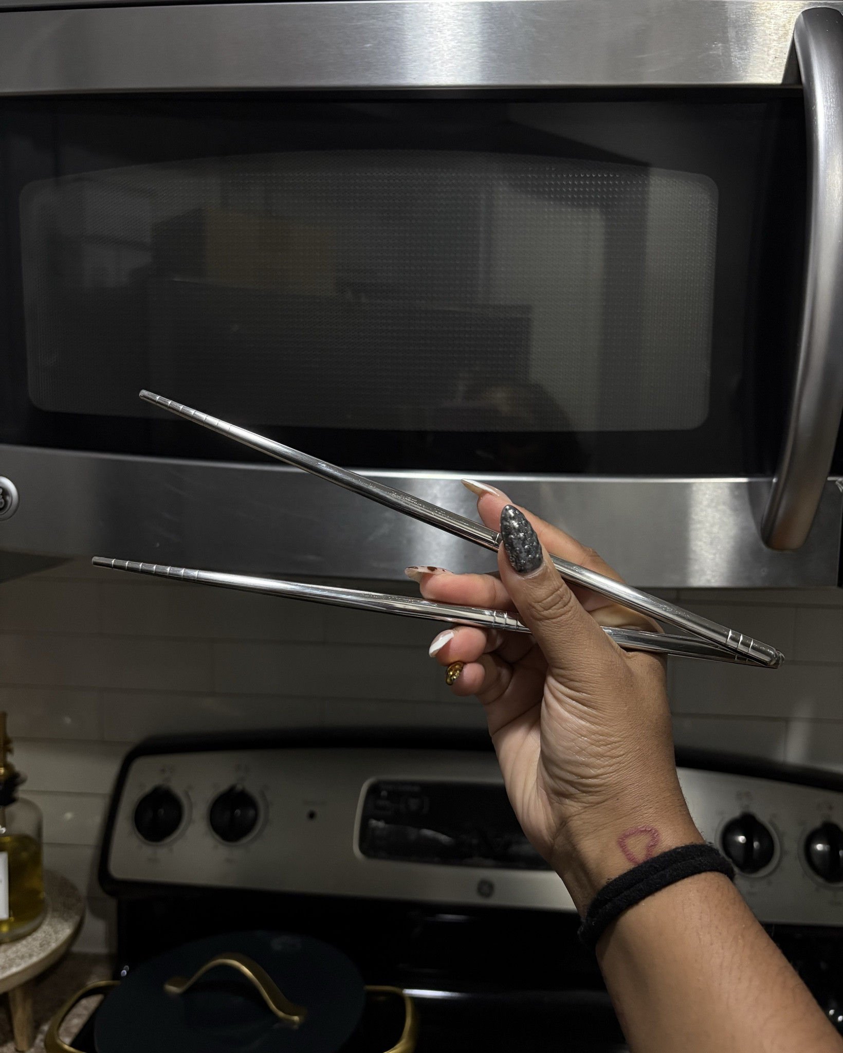 Stainless Steel Chop Sticks 
Find under $10

#LTKHome