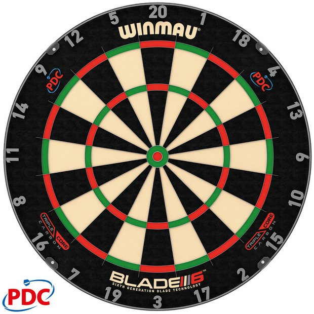 Buy Winmau Blade 6 Triple Core PDC - Professional Dartboard | Dartboards and dart cabinets | Argo... | argos.co.uk