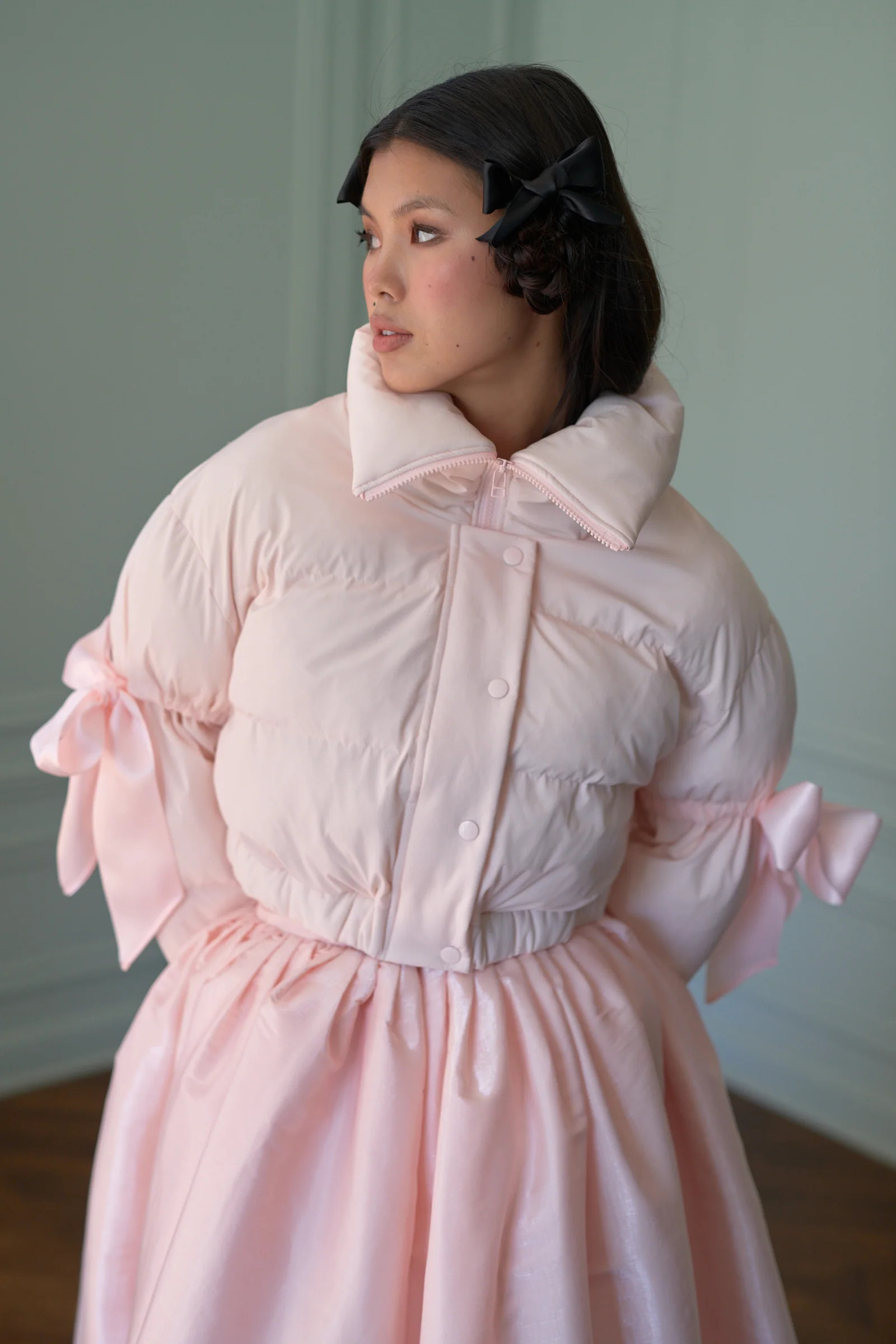 The Castle Pink Marshmallow Puffer | Selkie Collection