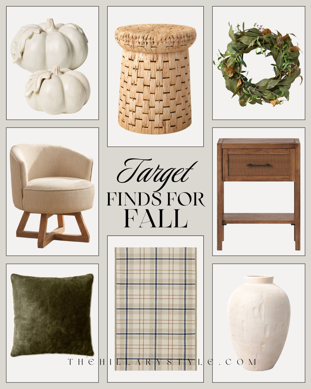 Target Fall Home Finds That Look Designer for Less

Target is making it easy to create a warm, designer-inspired home this fall. From cozy accent chairs and woven textures to timeless greenery, plaid rugs, rich velvet pillows, and elevated wood furniture, these affordable finds bring organic modern style to every room. Save these Target fall home finds before your favorites sell out. 

#TargetHome #TargetFinds #TargetStyle #FallHomeDecor #FallDecor #HomeDecor #OrganicModern #DesignerInspired #AffordableHomeDecor #NeutralHome #CozyHome #InteriorDesign #HomeStyling #HomeInspo #VelvetDecor #LTKFinds #LTKFall #PinterestHome #TheHillaryStyle 

 

#LTKHome #LTKSeasonal #LTKHome