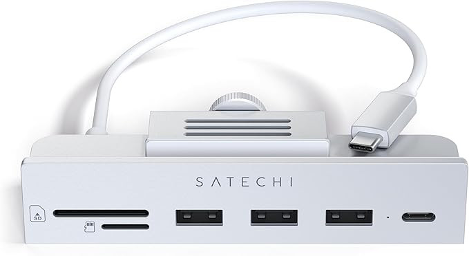 Satechi USB C Hub – iMac USB Adapter – USB C Data Port, USB-A 3.0 Data, Micro/SD Card Readers... | Amazon (US)