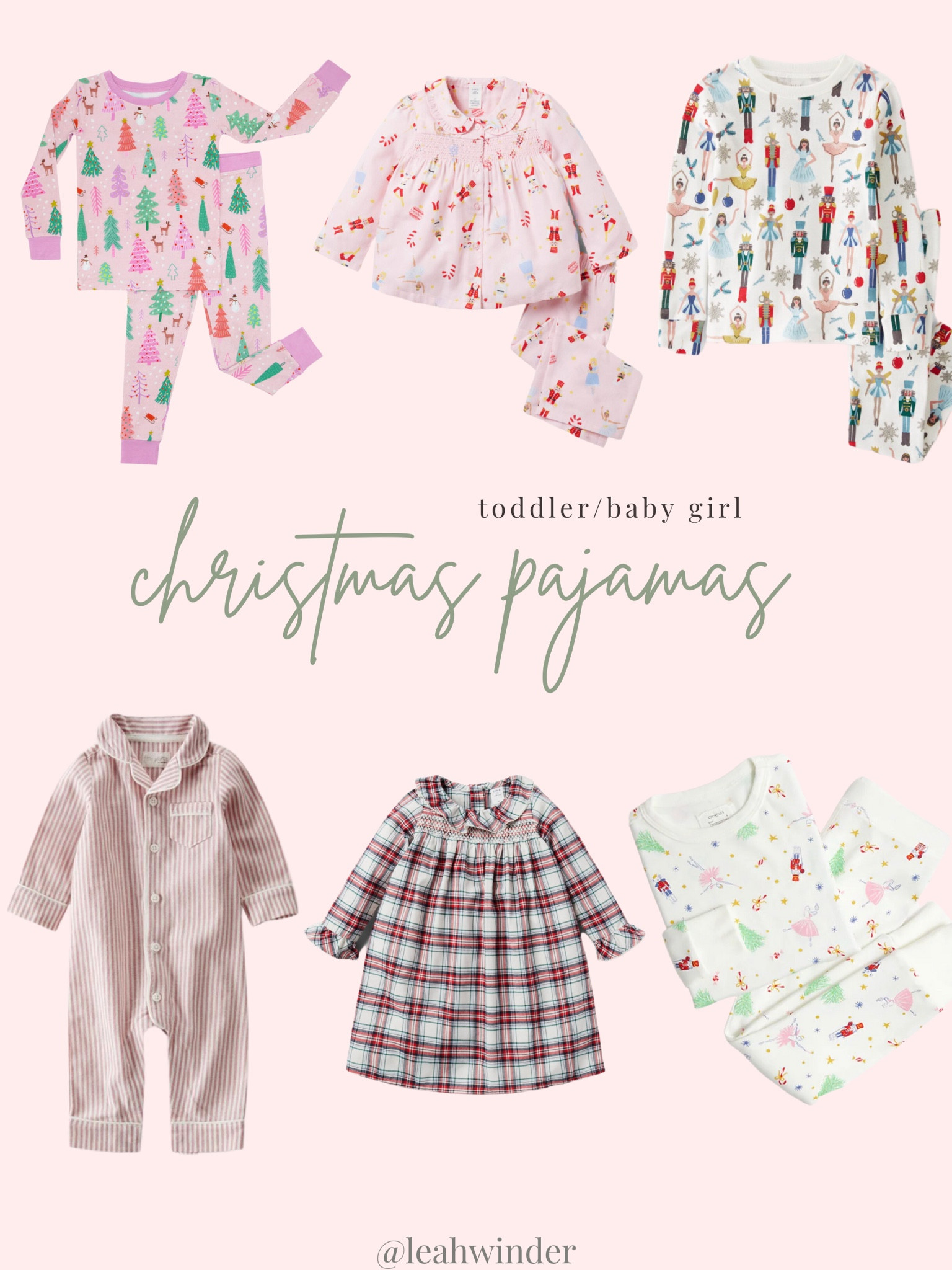 christmas pajamas for toddler + baby girl 

#LTKbaby #LTKSeasonal #LTKHoliday