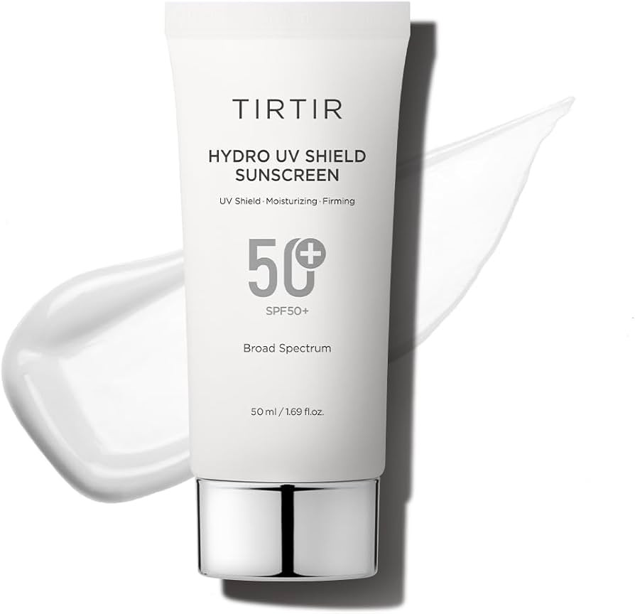 TIRTIR Hydro UV Shield Sunscreen | SPF 50+ UVA/UVB Protection, Lightweight, No White Cast, Non-gr... | Amazon (US)