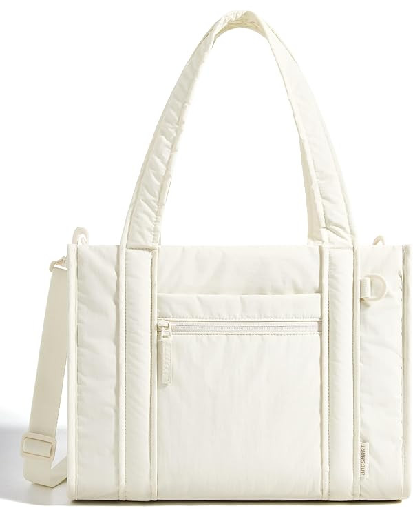 BAGSMART Small Tote Bag for Women, Lightweight with Zipper, Crossbody Purses for Travel Work Coll... | Amazon (US)