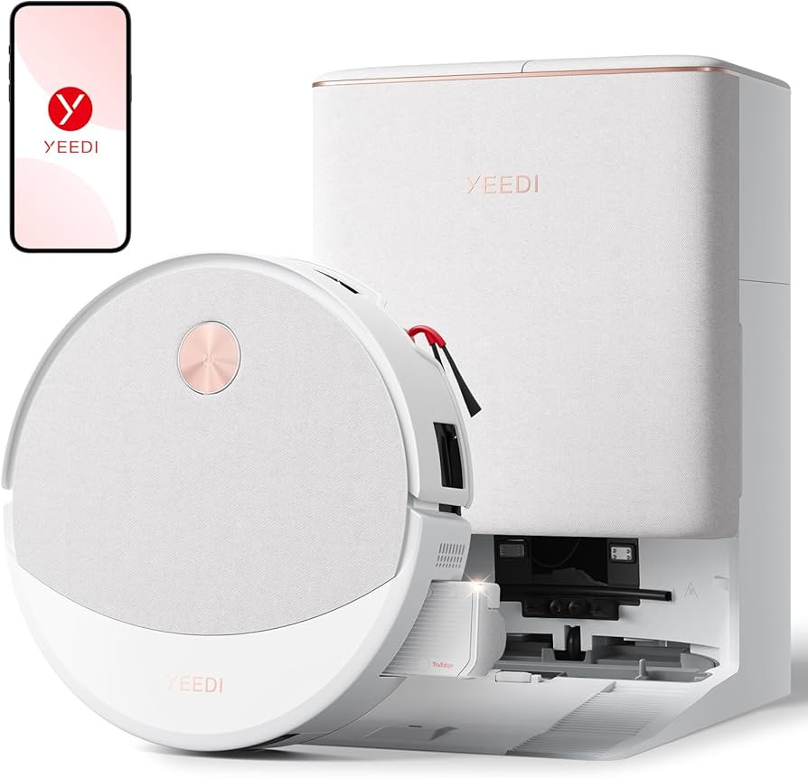 Yeedi M16 Infinity Robot Vacuum & Mop, 30000Pa Blast Suction, Infinity Runtime, Instant Self-Clea... | Amazon (US)