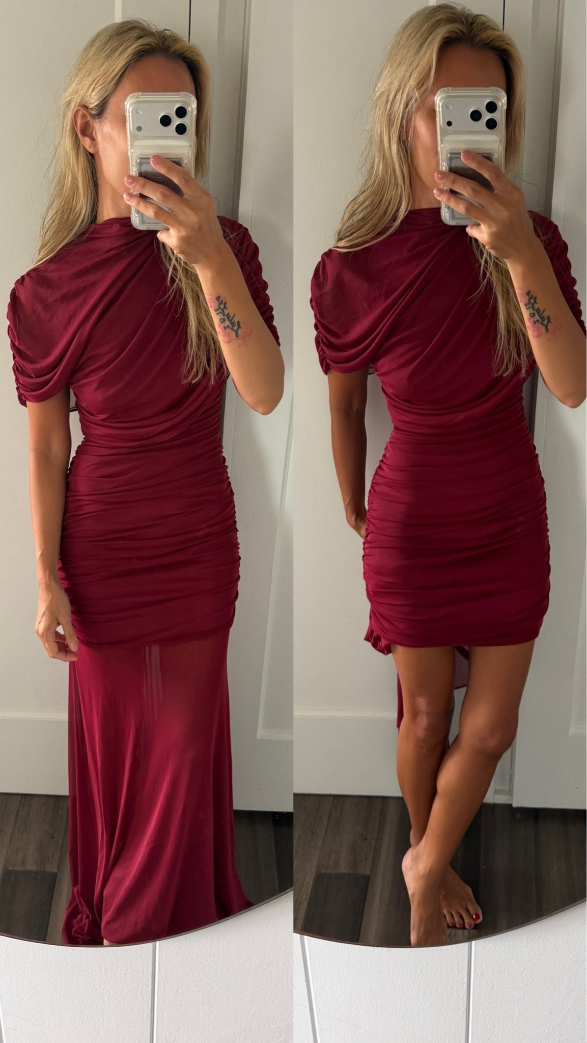Both perfect, such a chic dress for an event/ wedding. Comes in many colors! Wearing an xs.

#LTKOver40 #LTKPetite #LTKgrwm