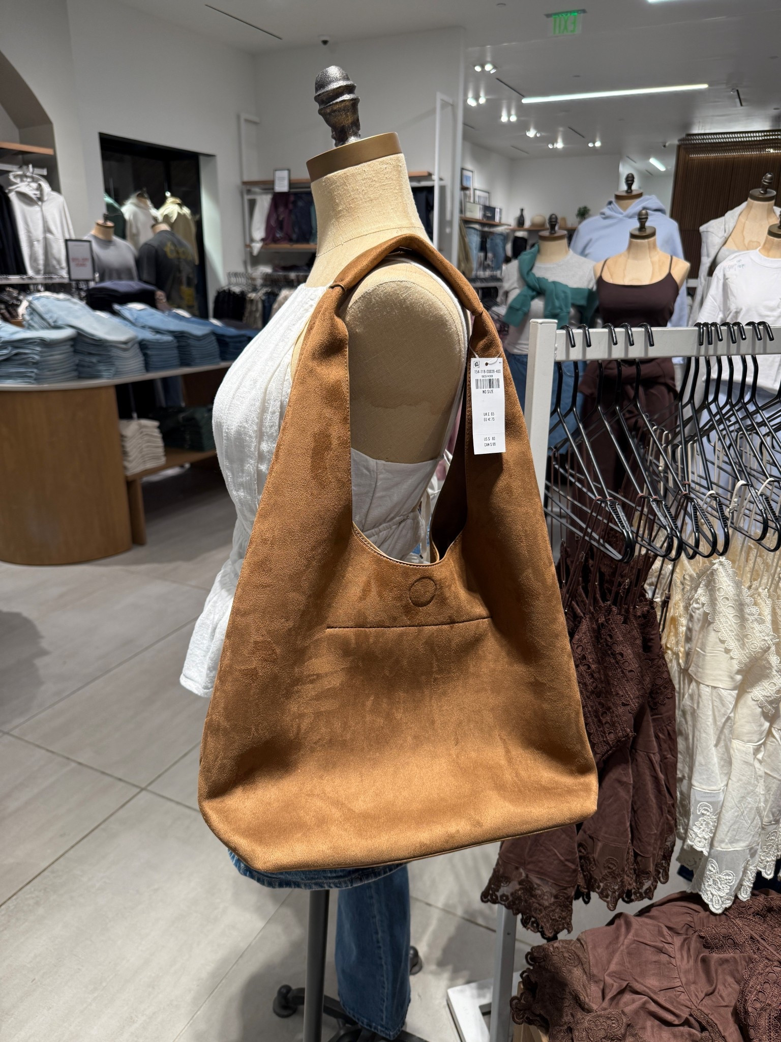Abercrombie Vegan Suede Tote Bag 20% OFF right now 😍🤎 cute fall bag! 

Abercrombie sale, suede bag, slouchy bag, fall trends, fall accessories 

#LTKFindsUnder100 #LTKItBag #LTKSaleAlert