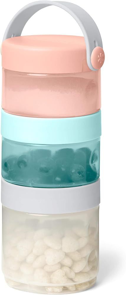 Skip Hop Grab & Go Stackable Baby Formula to Food Container Set, Multi-Color | Amazon (US)