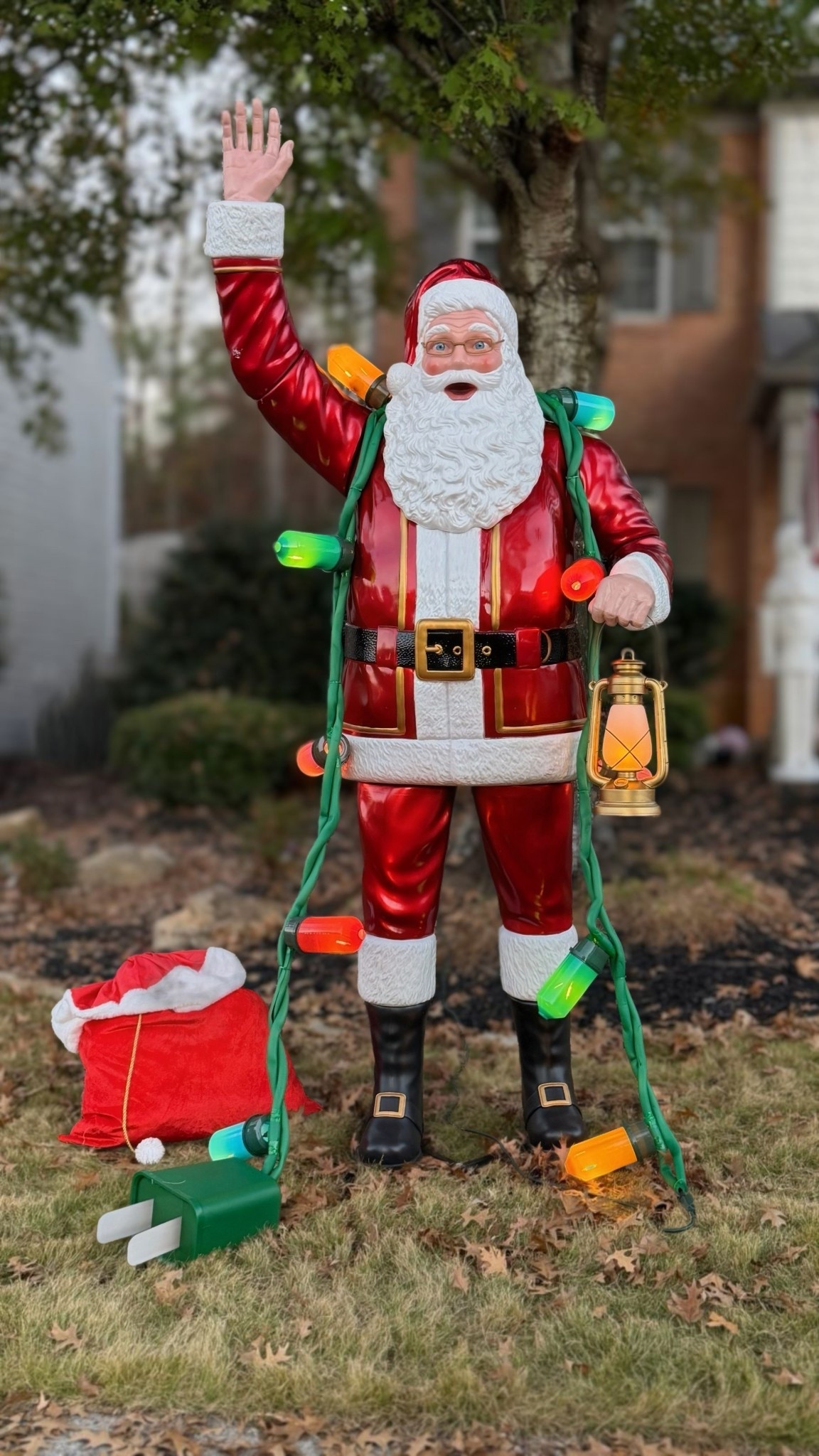 This is your sign to snag these JUMBO Christmas lights!! They great for indoor / outdoor use and took no more than 10 min to put together!!! 

#LTKHoliday #LTKHome #LTKSeasonal