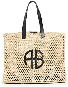 ANINE BING Women's Large Rio Tote, Sand, Tan, One Size | Amazon (US)