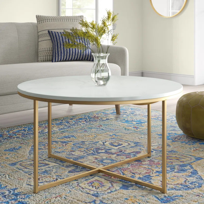Wasser Cross Legs Coffee Table | Wayfair North America
