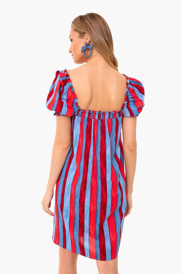 Painterly Stripe Mini Dress | Tuckernuck (US)